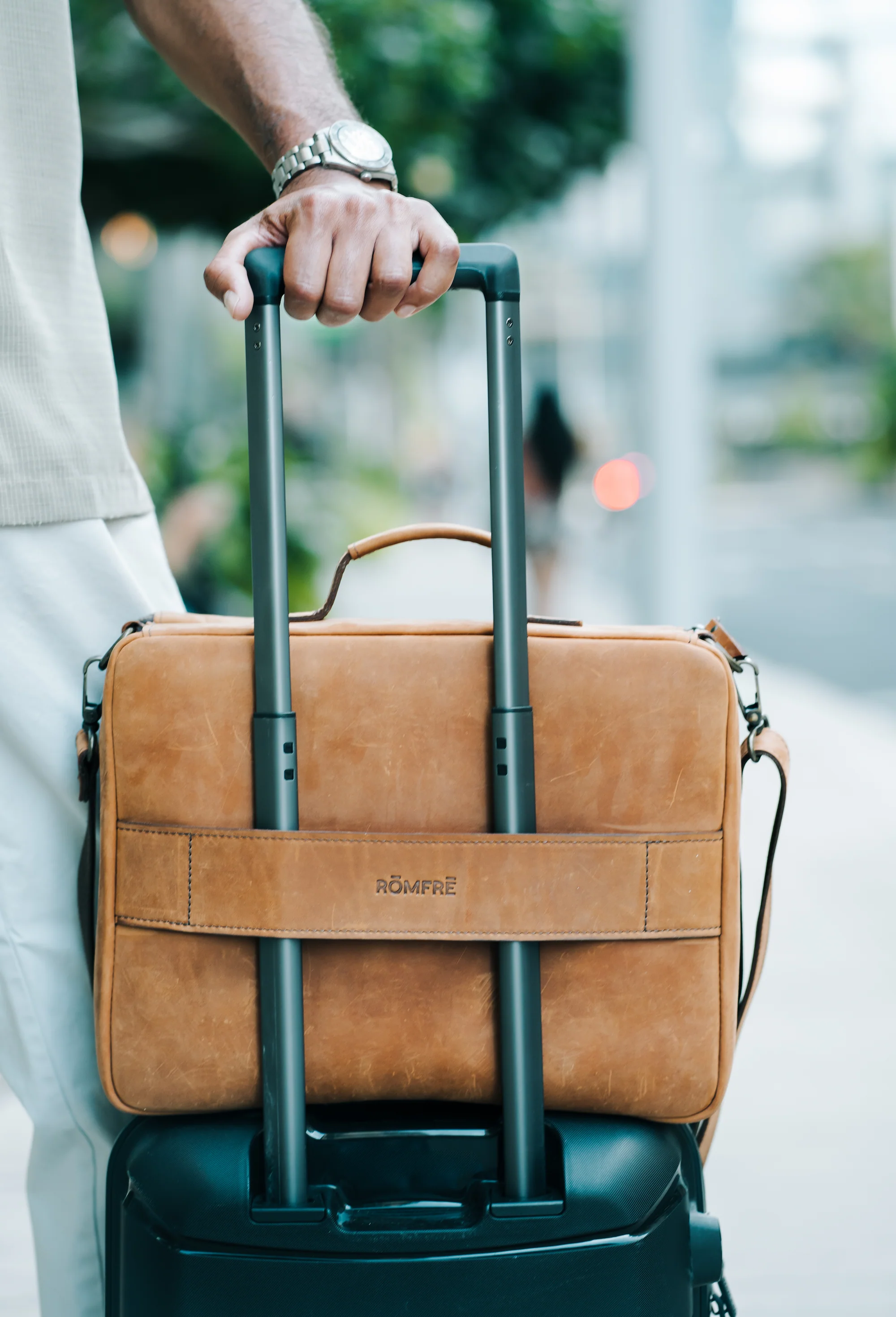 Leather CPAP Travel Bag - Image 22